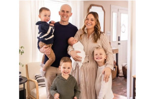 Chris (’11) and Annie (Bates) ’12 Tarpey are new parents